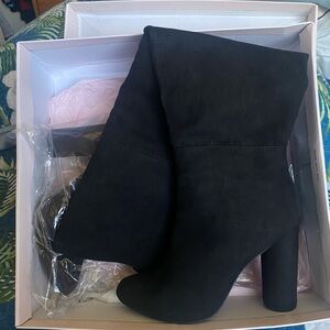Brand New Black Knee High Boots